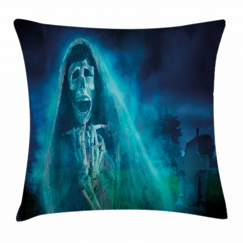 Gothic Ghost Pillow Cover