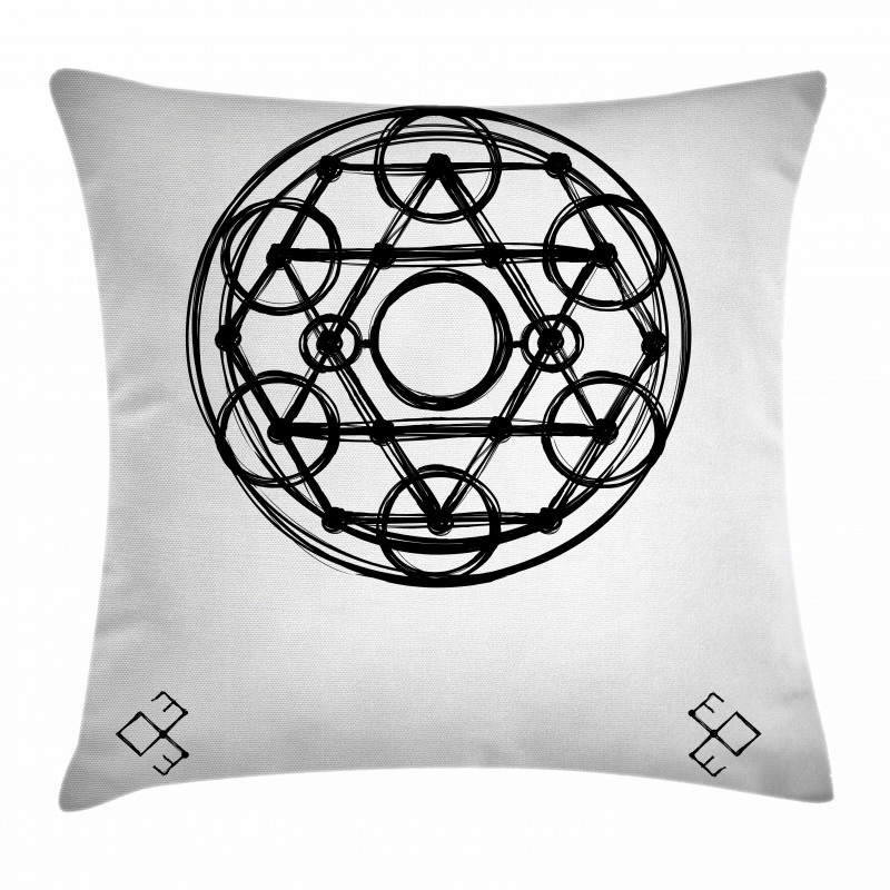 Sketch Triangles Pillow Cover
