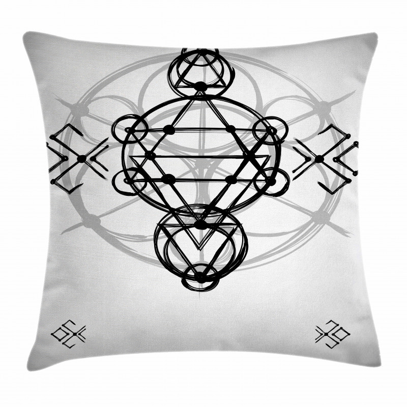 Sketch Illustration Pillow Cover