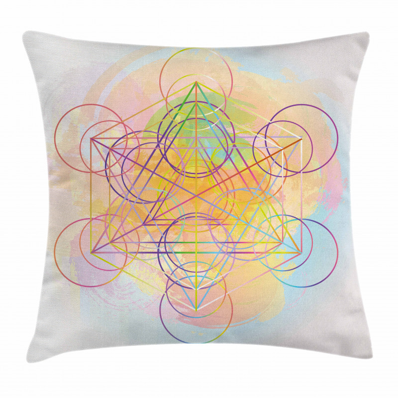 Psychedelic Flower Pillow Cover