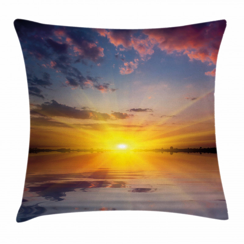 Tranquil Tender Dusk View Pillow Cover