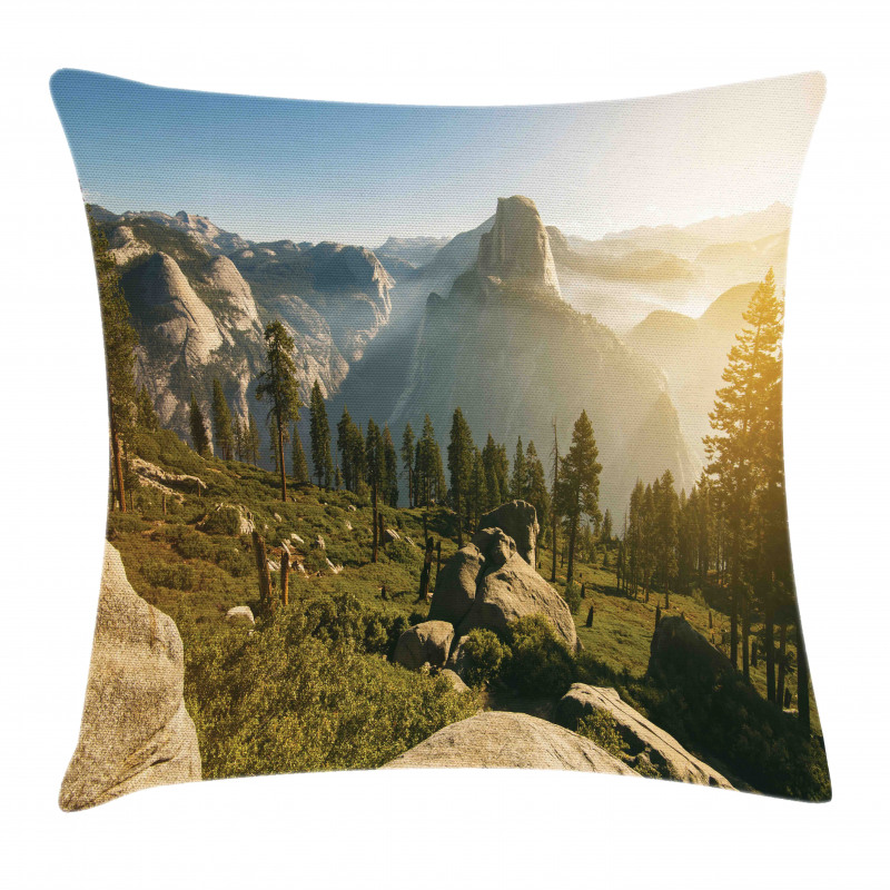 Morning Dome Sunrise Pillow Cover