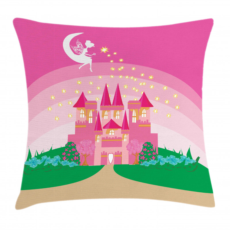 Fairytale Castle Princess Pillow Cover