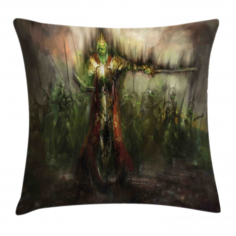 Ghost King in Field Pillow Cover