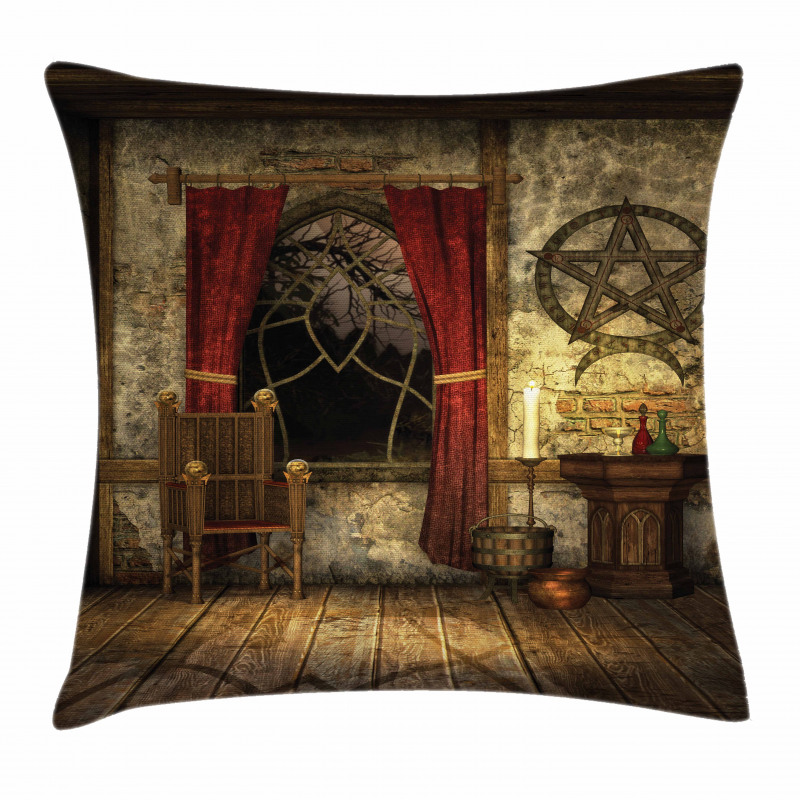 Medieval Room Chamber Pillow Cover