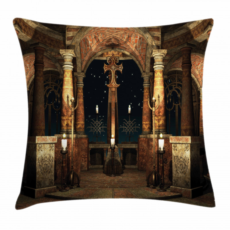 Hall Pillars Pillow Cover