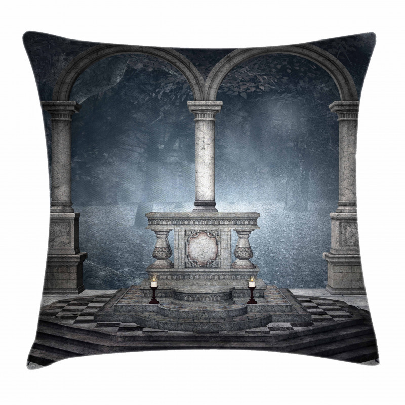 Roman Style Stone Altar Pillow Cover