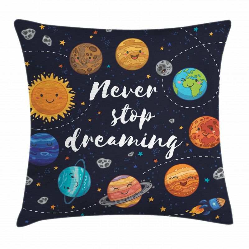 Outer Space Star Cluster Pillow Cover