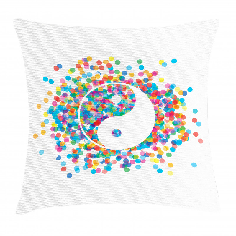 Colorful Peace Pillow Cover