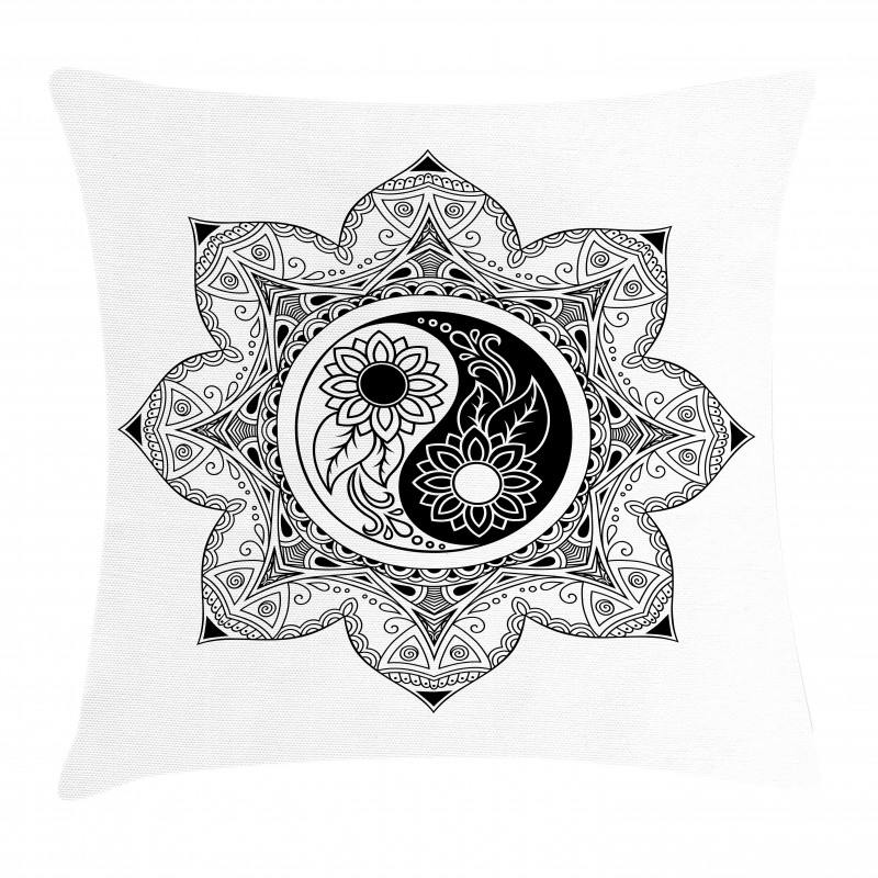 Boho Mandala Sign Pillow Cover