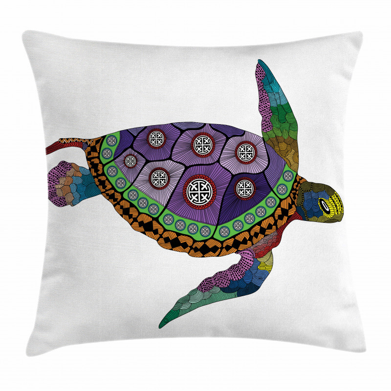 Sea Turtle Animal Pillow Cover