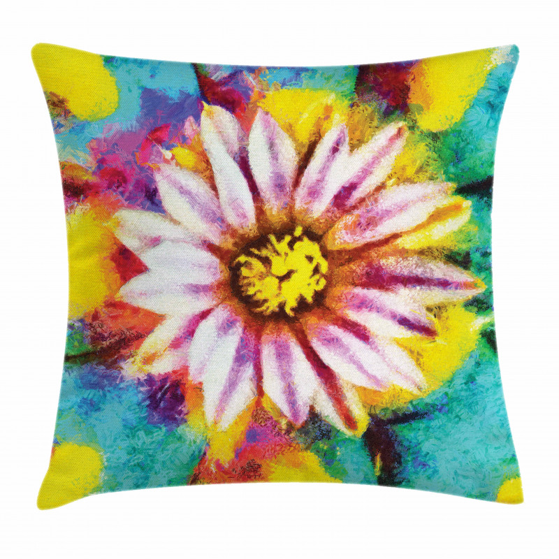 Petal Floral Print Art Pillow Cover