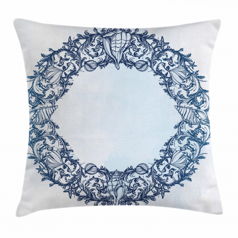 Floral Circle Pillow Cover