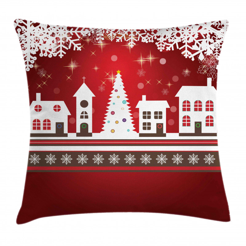 Winter Theme Tree Pillow Cover