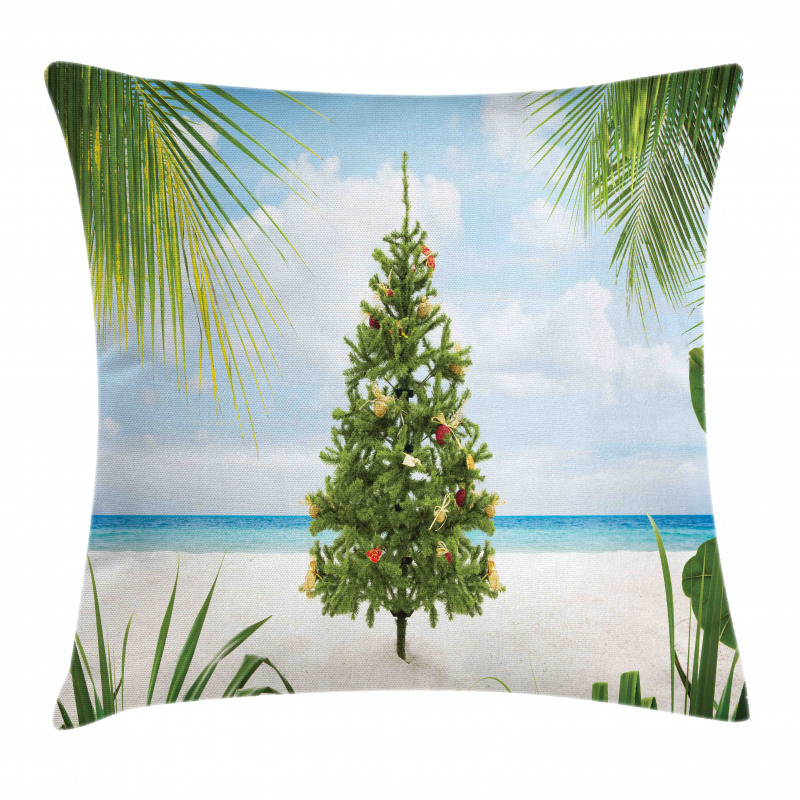 Holiday Party Tree Pillow Cover