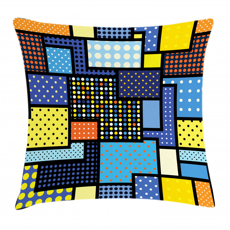 Colorful Shapes Pillow Cover