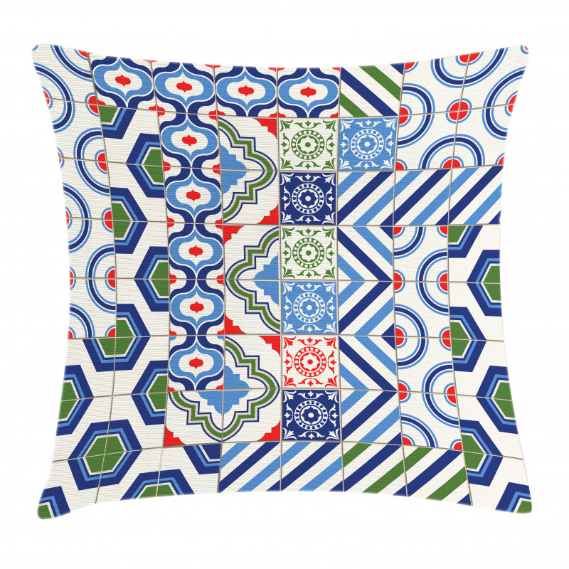 Moroccan Motifs Pillow Cover