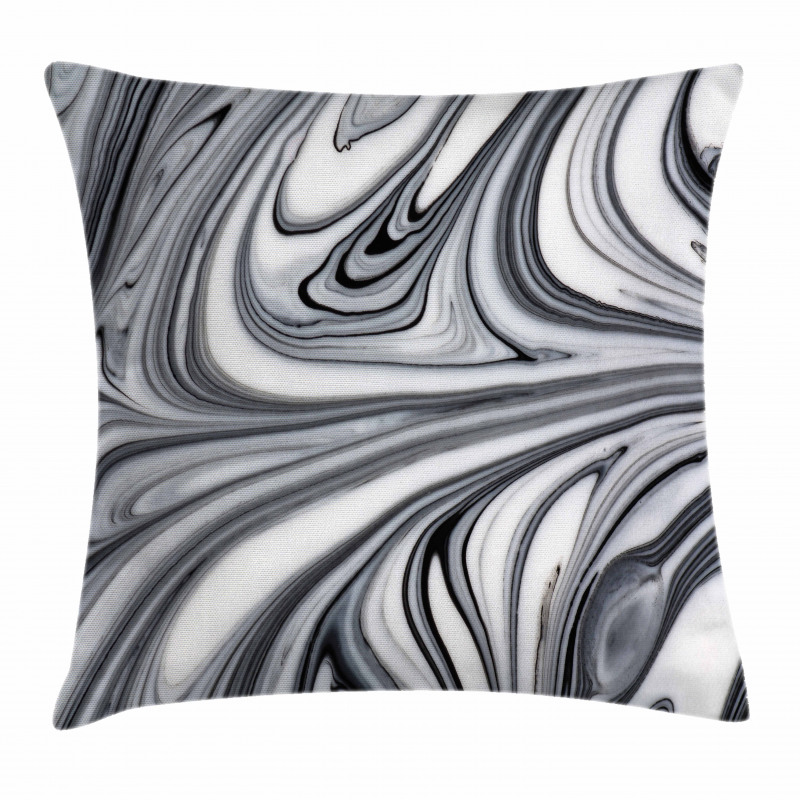 Black White Surreal Art Pillow Cover