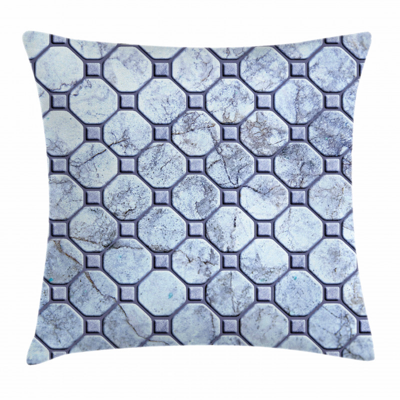 Retro Marble Mosaic Pillow Cover