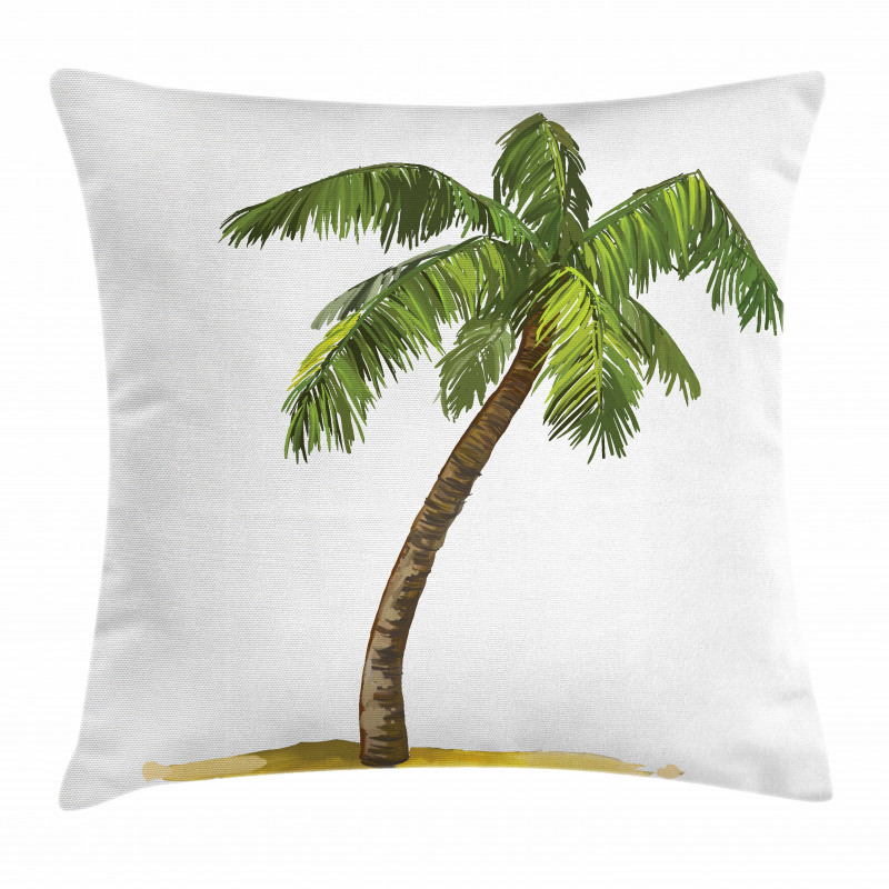 Cartoon Palm Trees Pillow Cover