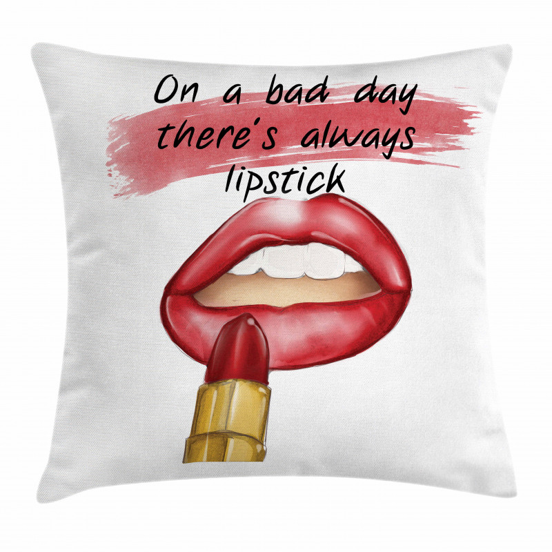 Words Beauty Charm Makeup Pillow Cover