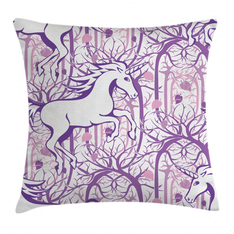 Magic Fairytale Forest Pillow Cover