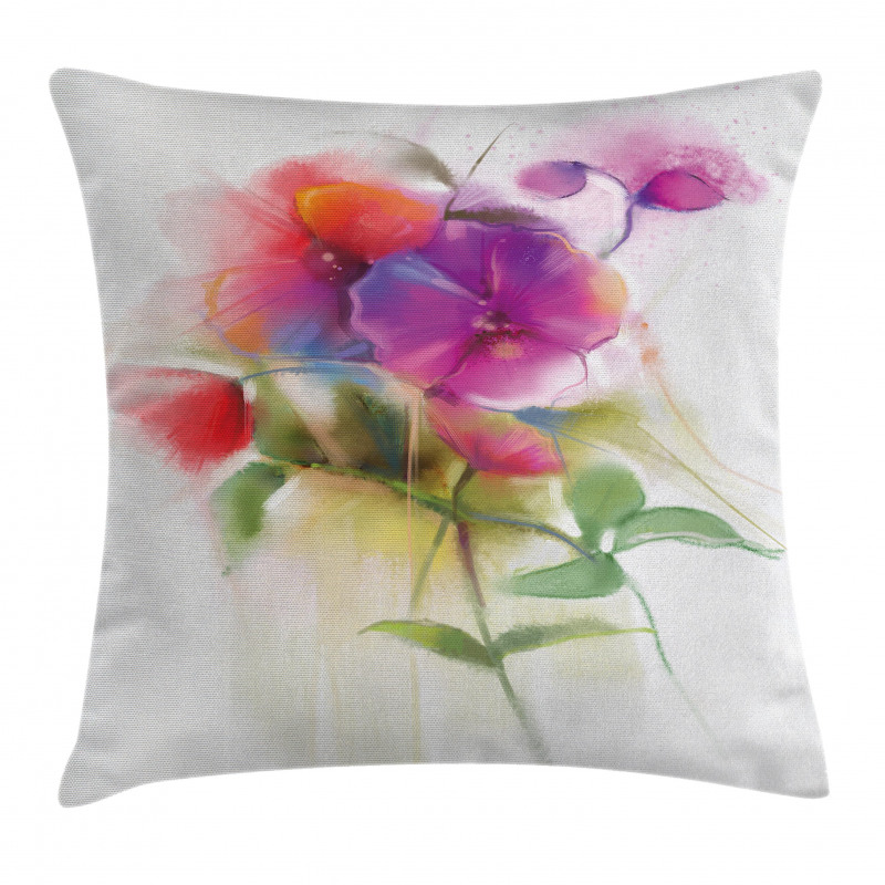 Blooming Orchid Pastel Pillow Cover