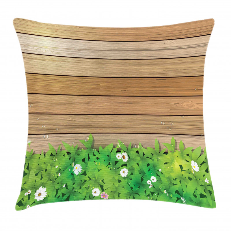 Daisy Flower Garden Pillow Cover