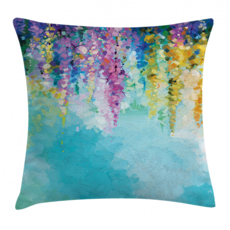 Landscape Spring Pillow Cover