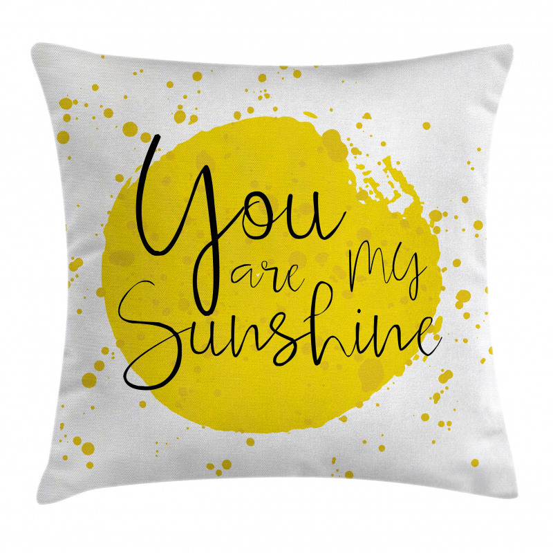 Splash Inspirational Pillow Cover