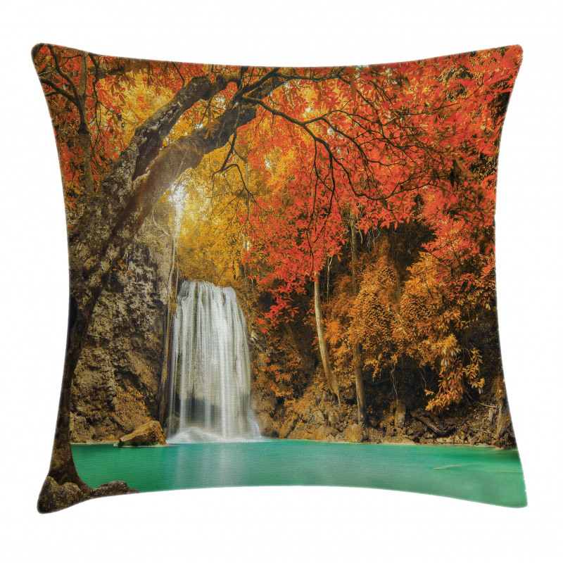 Autumn Nature Forest Pillow Cover