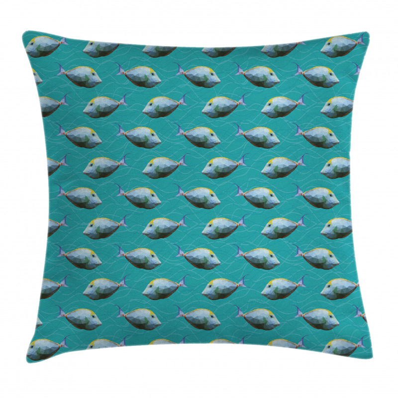 Fish Nautical Animal Art Pillow Cover