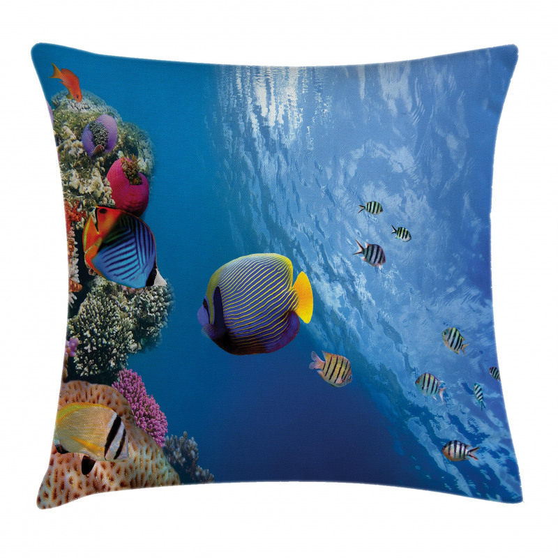 Underwater Fish Sea Pillow Cover
