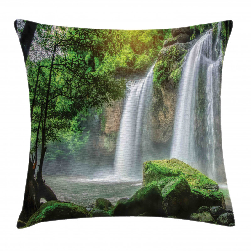 Waterfall Nature Exotic Pillow Cover