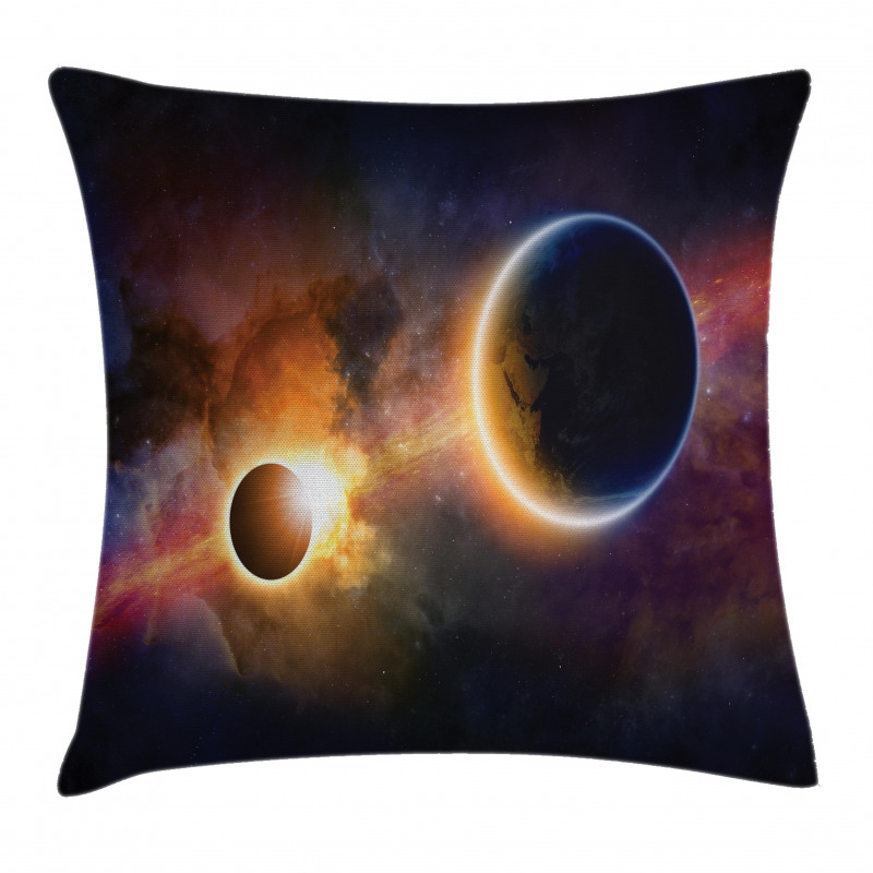 Planet Earth Stars Pillow Cover