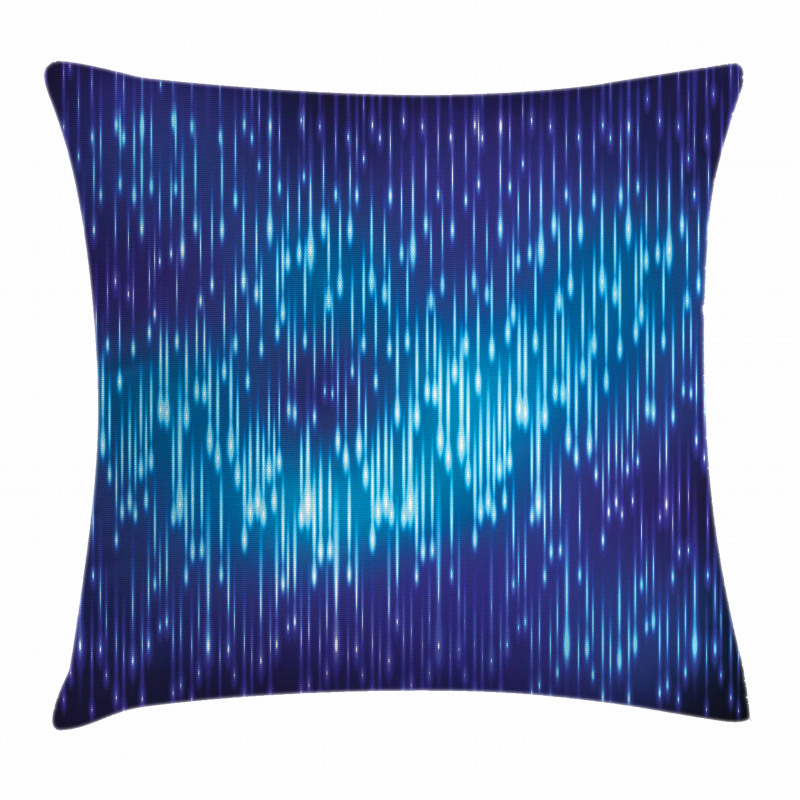 Cosmic Rain Effect Vivid Pillow Cover