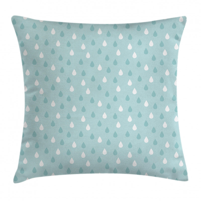 Raindrops Cartoon Pillow Cover