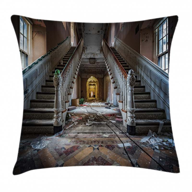 Abandoned Opera House Pillow Cover