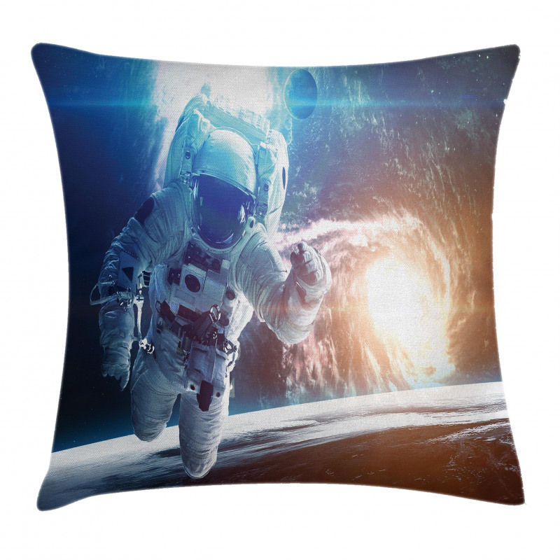 Galaxy Cosmonaut Space Pillow Cover