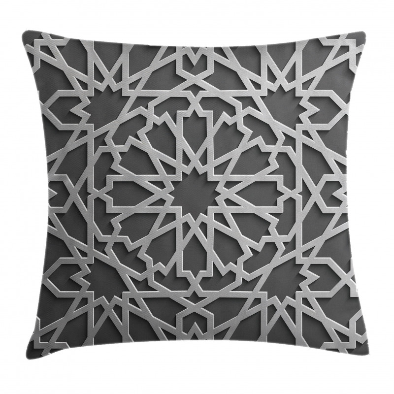 Moroccan Star Flowers Pillow Cover