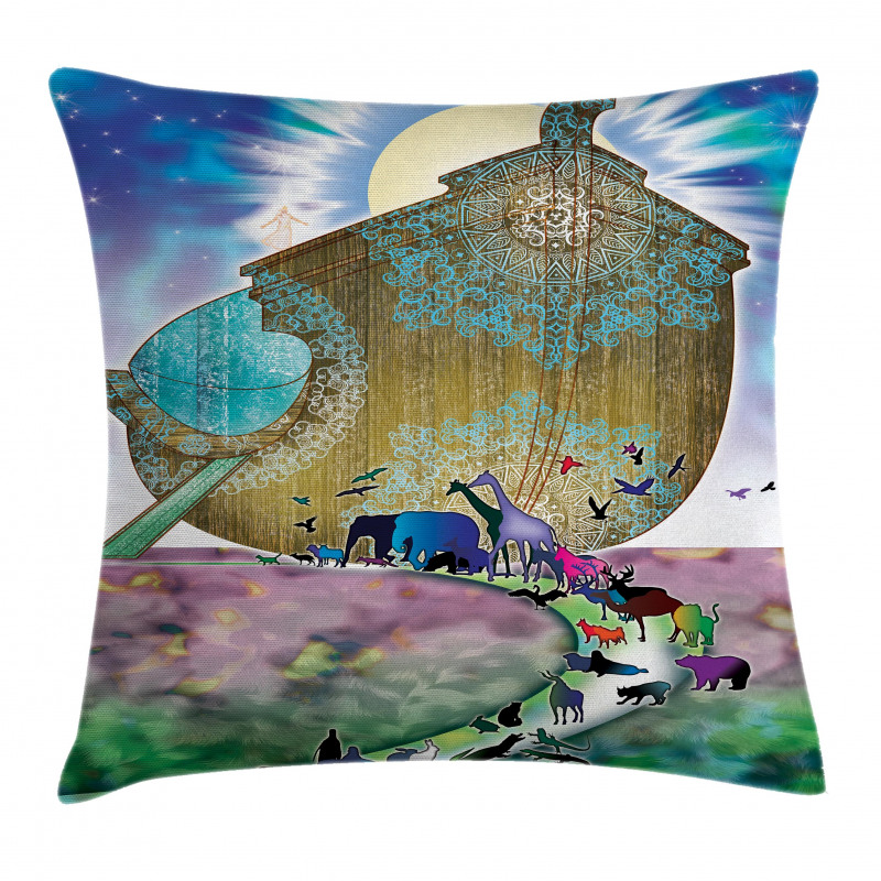 Animals of the World Story Pillow Cover