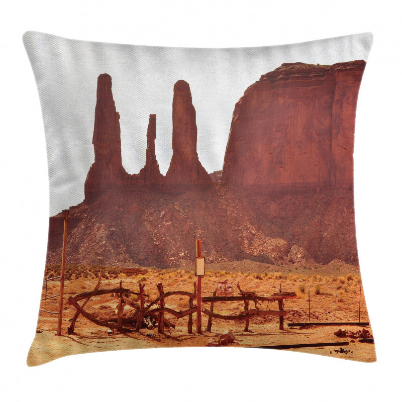 Valley View of Western Pillow Cover