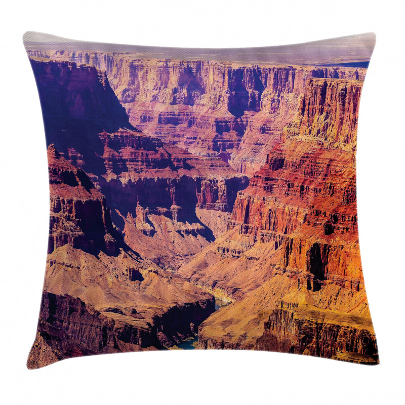 Grand Canyon View USA Pillow Cover