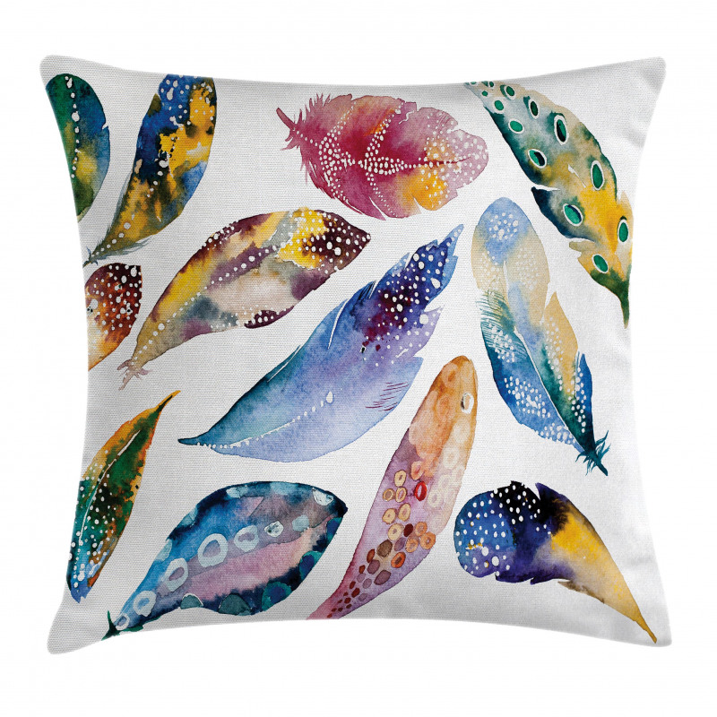 Ornate Feather Pillow Cover