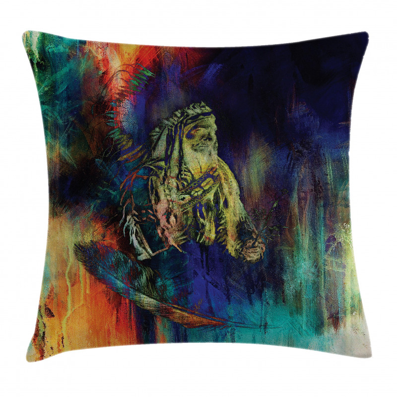 Grunge Tribal Pillow Cover
