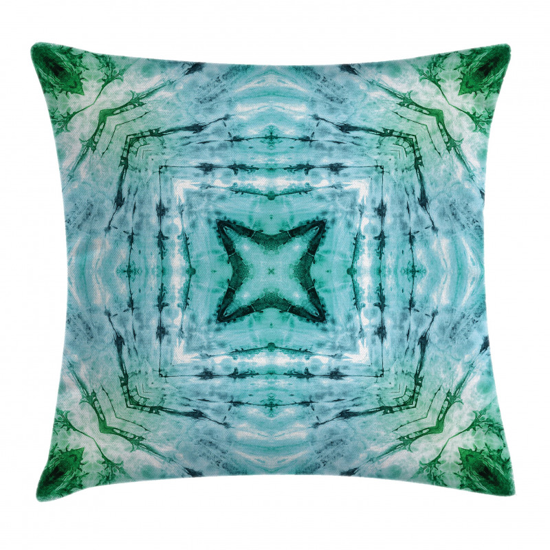 Abstract Teal Pillow Cover
