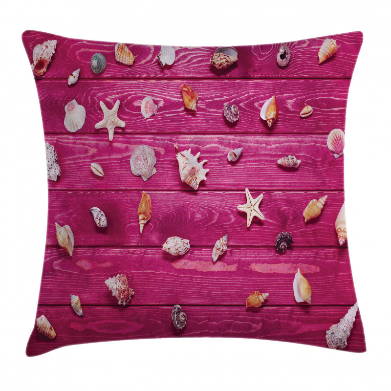 Seashells Vintage Pillow Cover