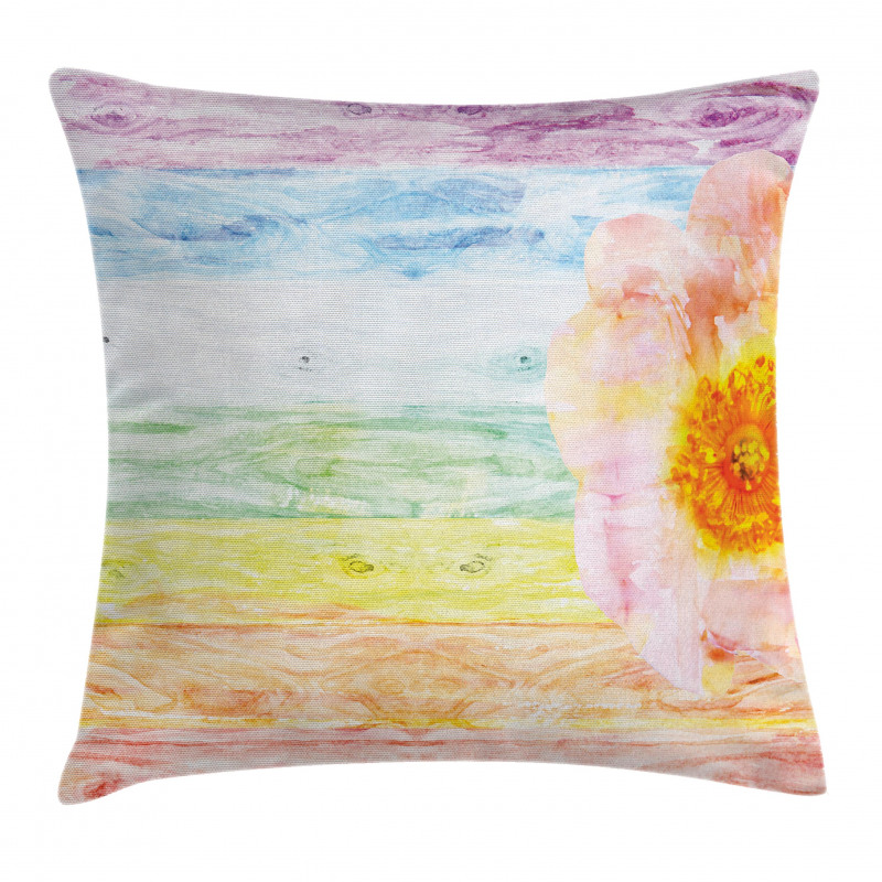 Summer Time Floral Roses Pillow Cover