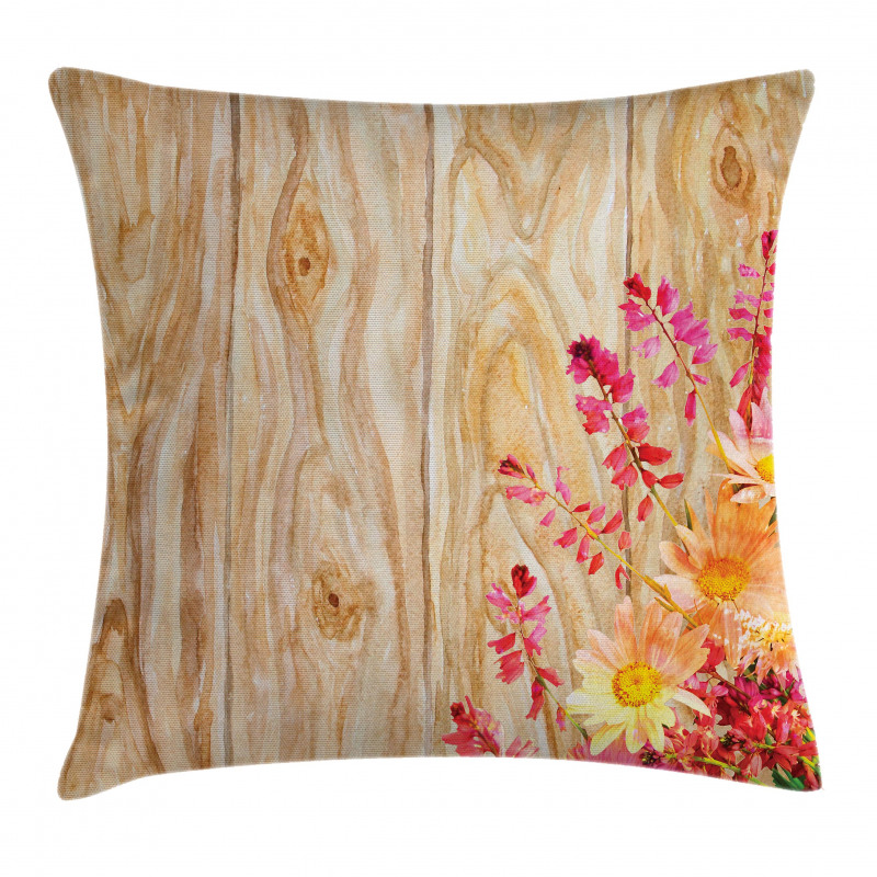 Spring Florals Daisies Pillow Cover