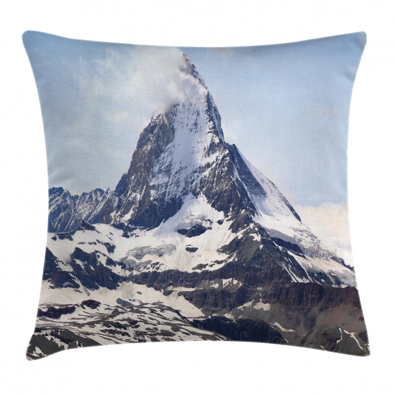 Glacier Summit Scenery Pillow Cover